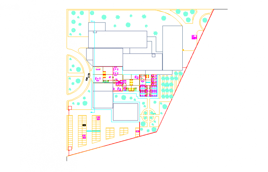 Hospital Ground Floor Plan Detail