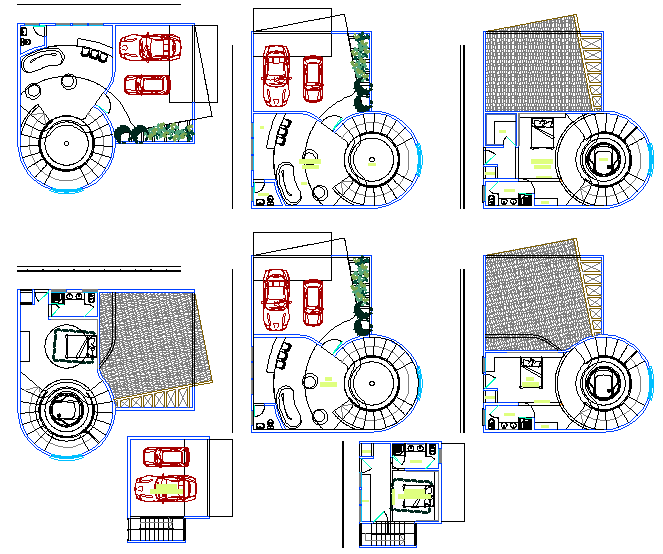 hotel plan design dwg file