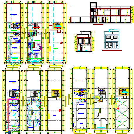 house layout plan dwg file