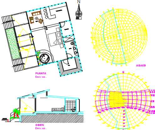 house layout plan dwg file