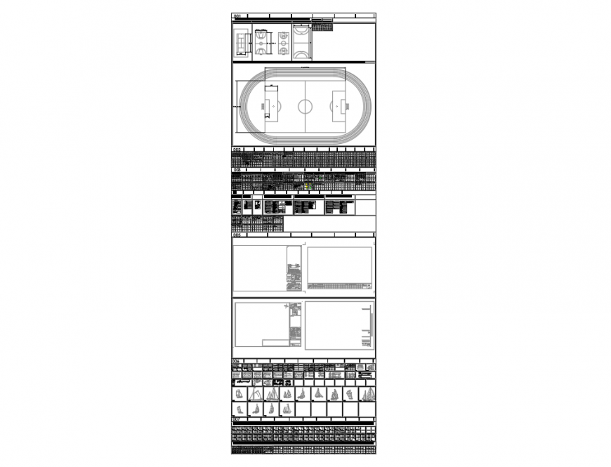House kitchen layout plan and interior cad drawing details dwg file