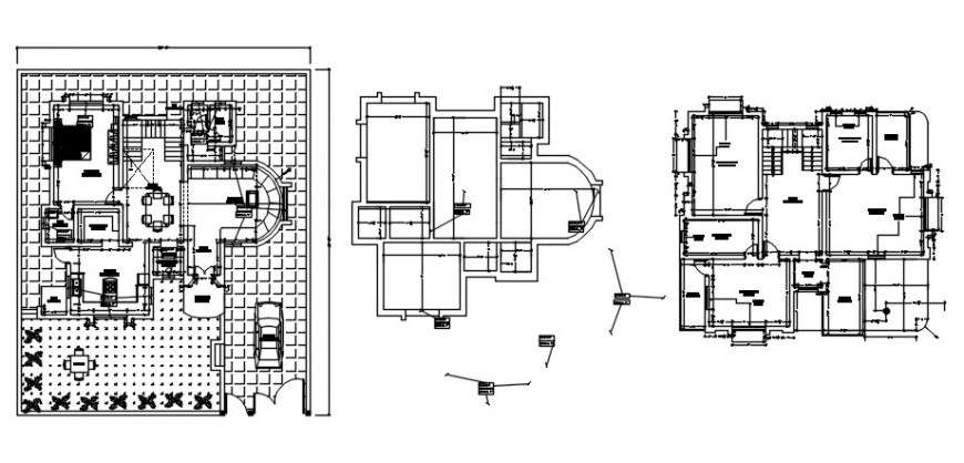 House plan view top detail
