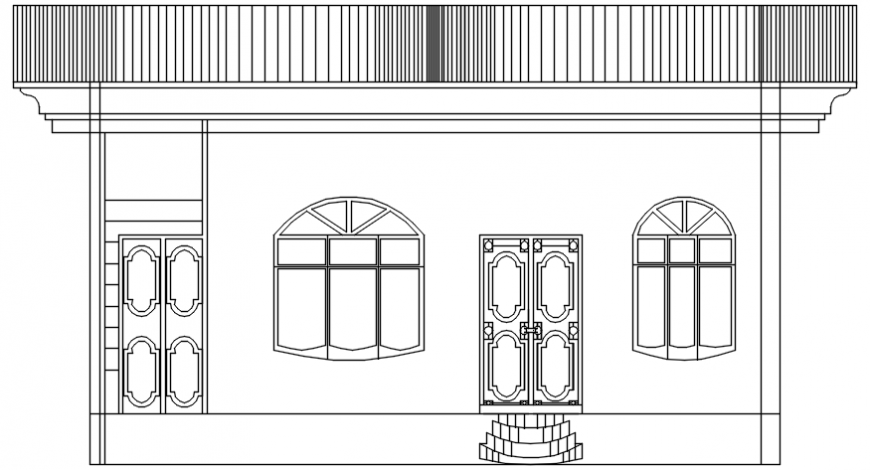 house section cad file