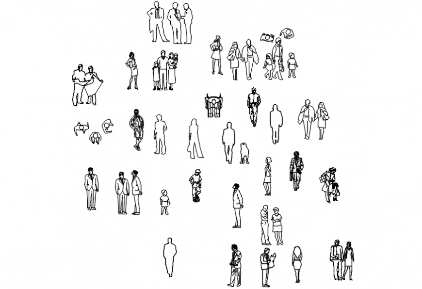 Human cad blocks