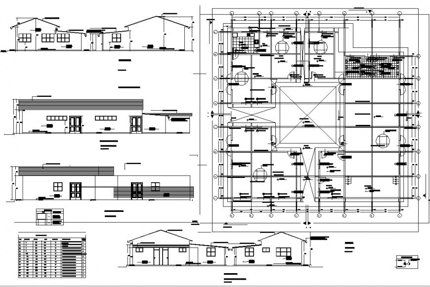 Industrial office drawing in dwg file.