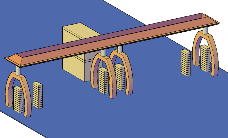 Industrial Park 3D main Gate Design