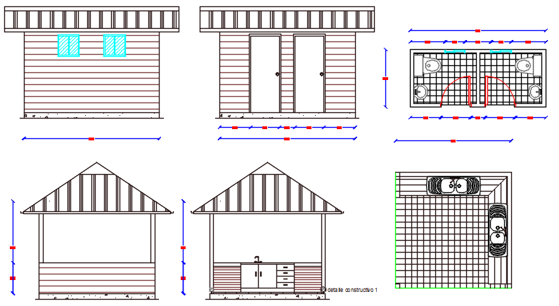 kitchen design dwg file