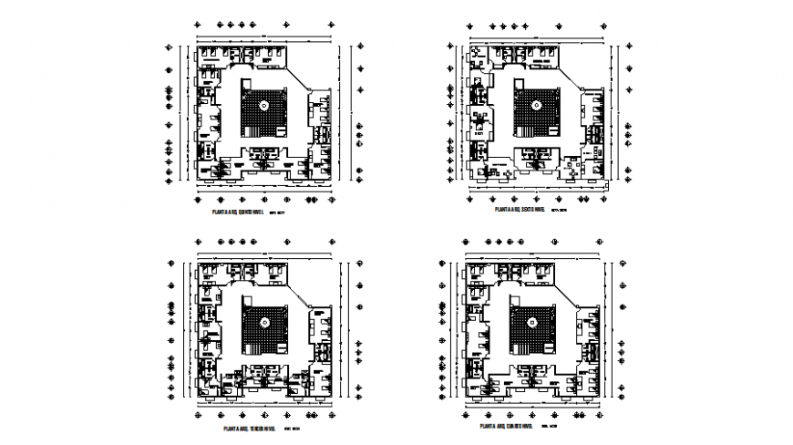 Lab college commercial building plan autocad file