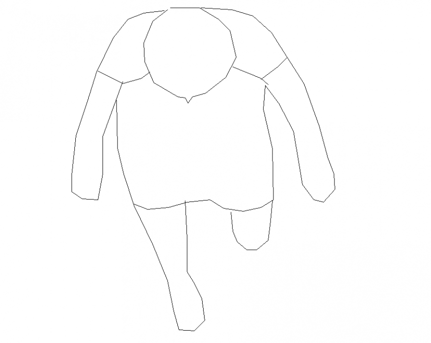 Lady plan with a detail dwg file.