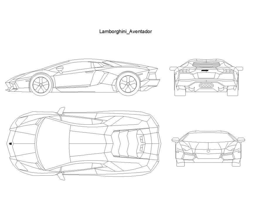 Lamborghini aventador plan