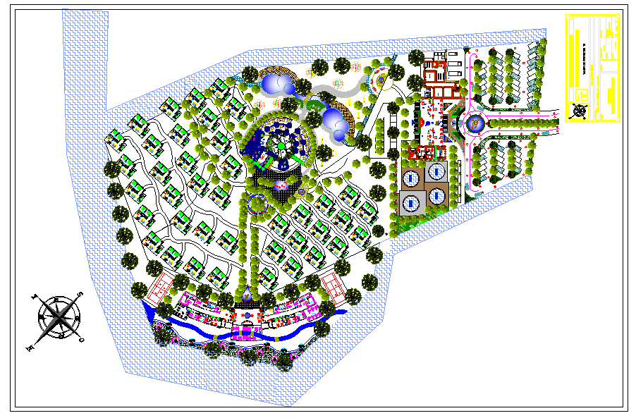 landscape position of hotel