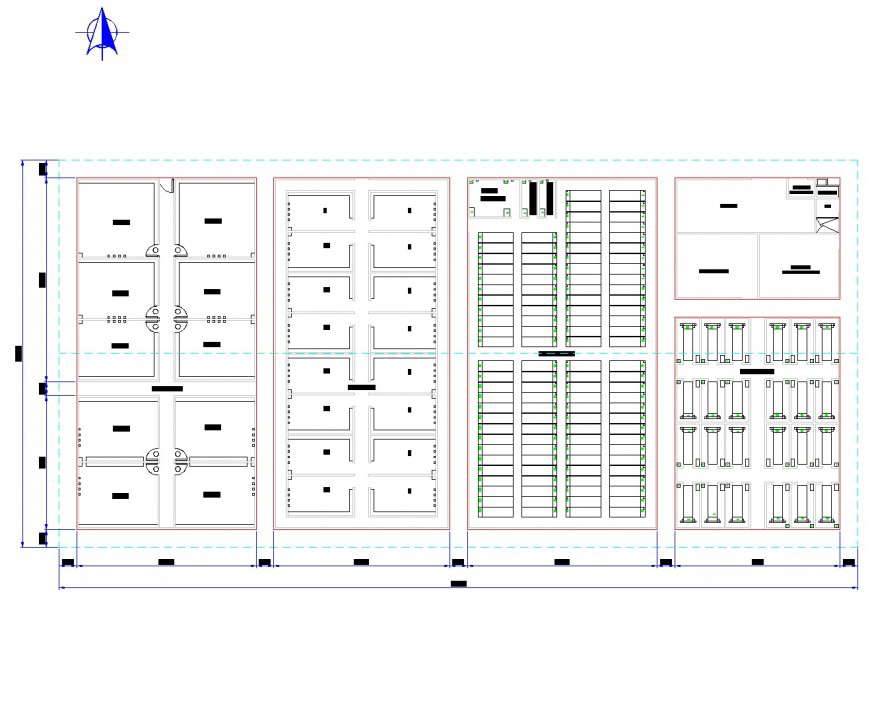 Landscaping pig farm plan autocad file
