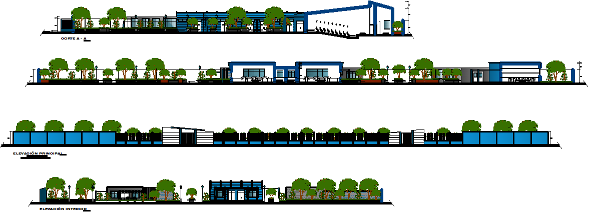 layout plan of a hotel dwg file