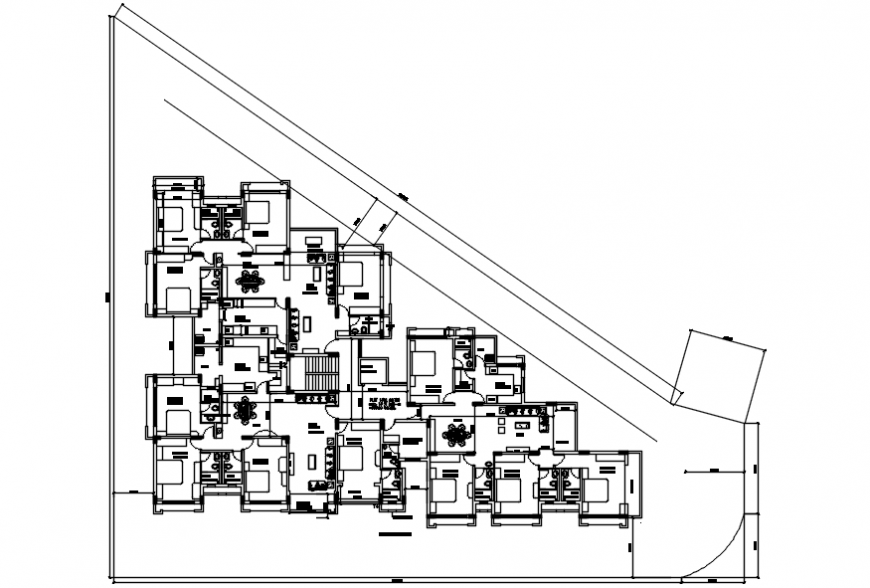 layout plan of a hotel concept