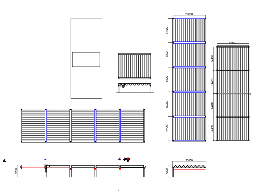 Lift elevators auto-cad details dwg file