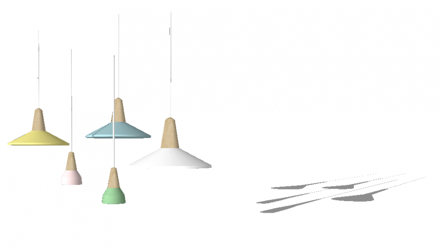 Light bulbs detail elevation 3d model sketch-up file