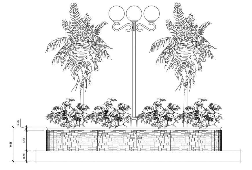 Light lamp drawings details autocad software file