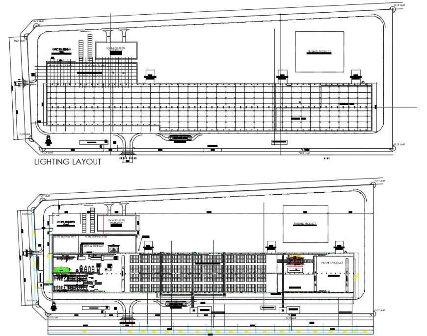 Lighting layout autocad file