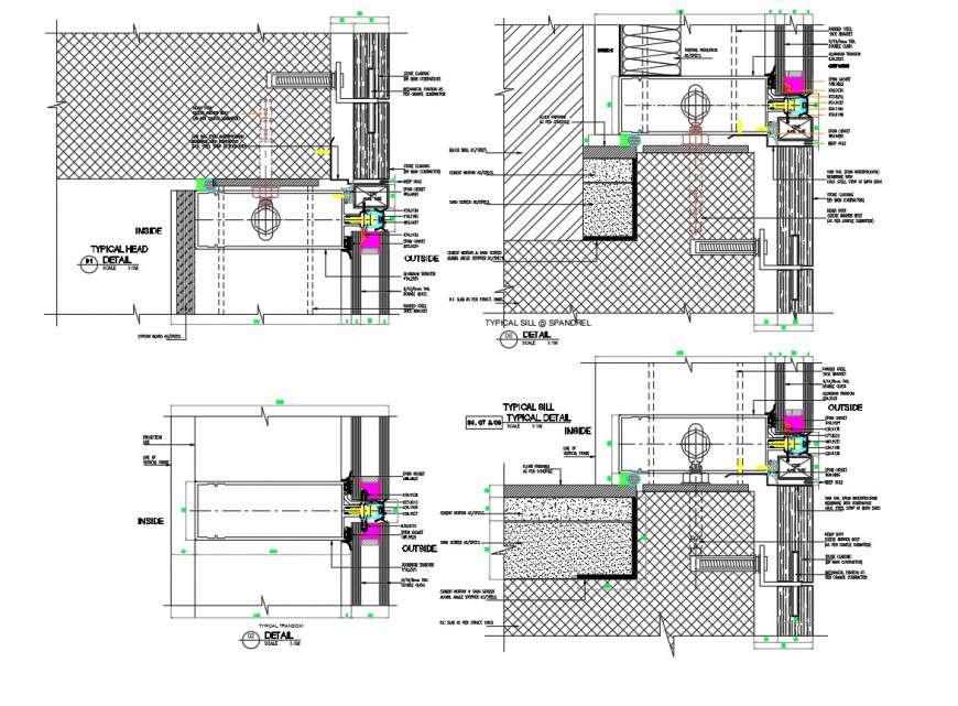 Lighting section plan layout file