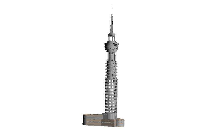 London tower detail 3d model sketch-up file