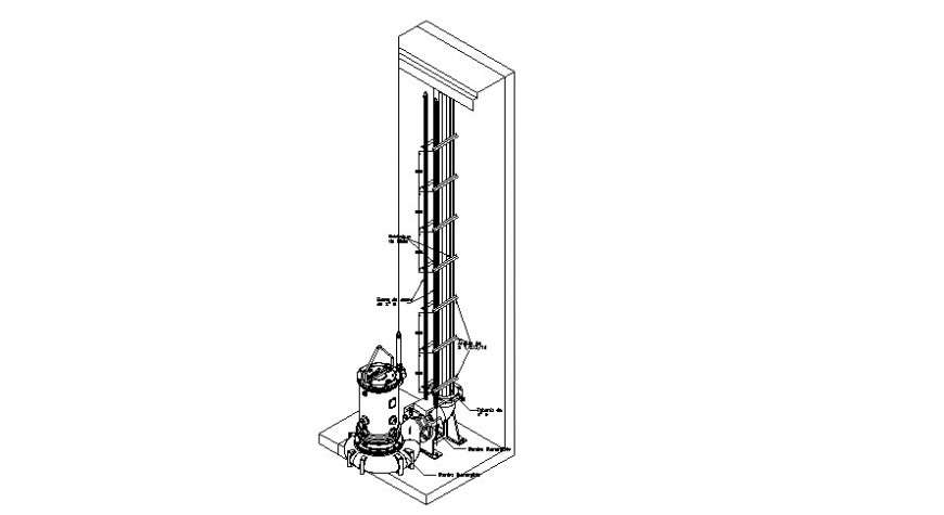 Machinery units mechanical blocks drawings 3d model AutoCAD file