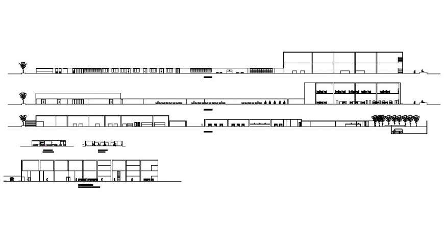 Mall different axis section in auto cad