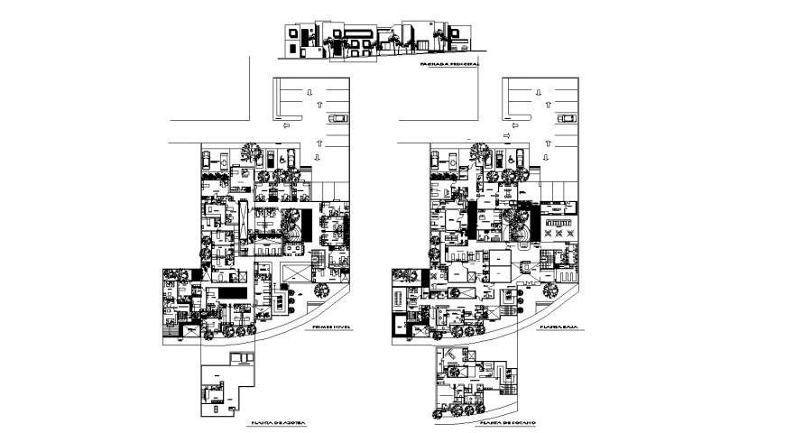Maracana sports complex layout plan detail in dwg AutoCAD file.