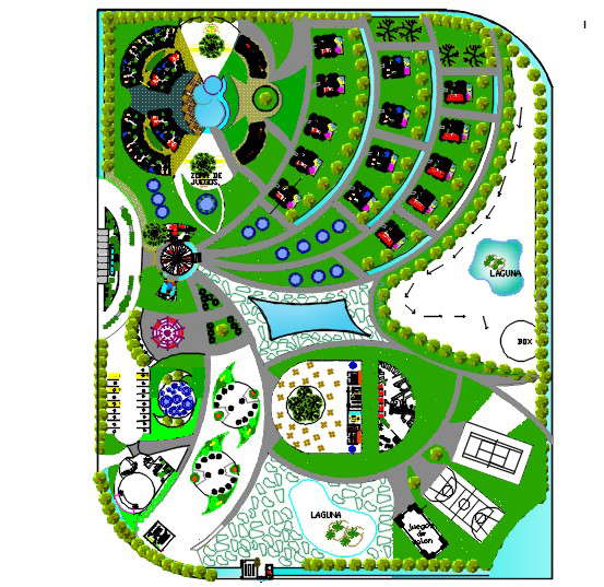 master layout of hotel.