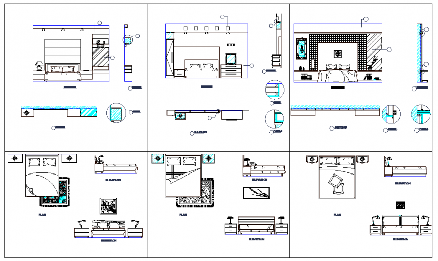 Master Bed Room Interior Furniture