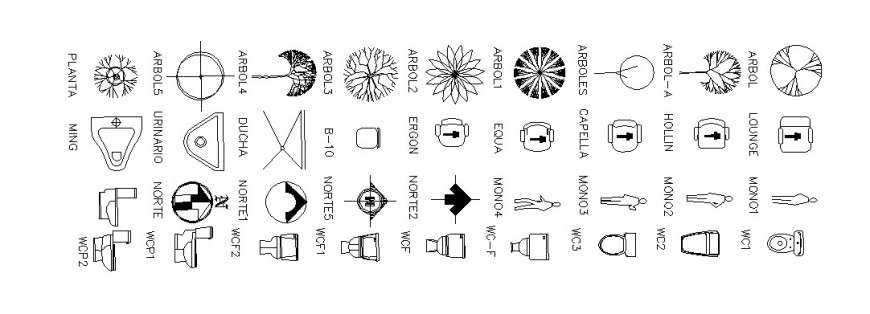 Miscellaneous mix blocks symbols cad drawing details dwg file
