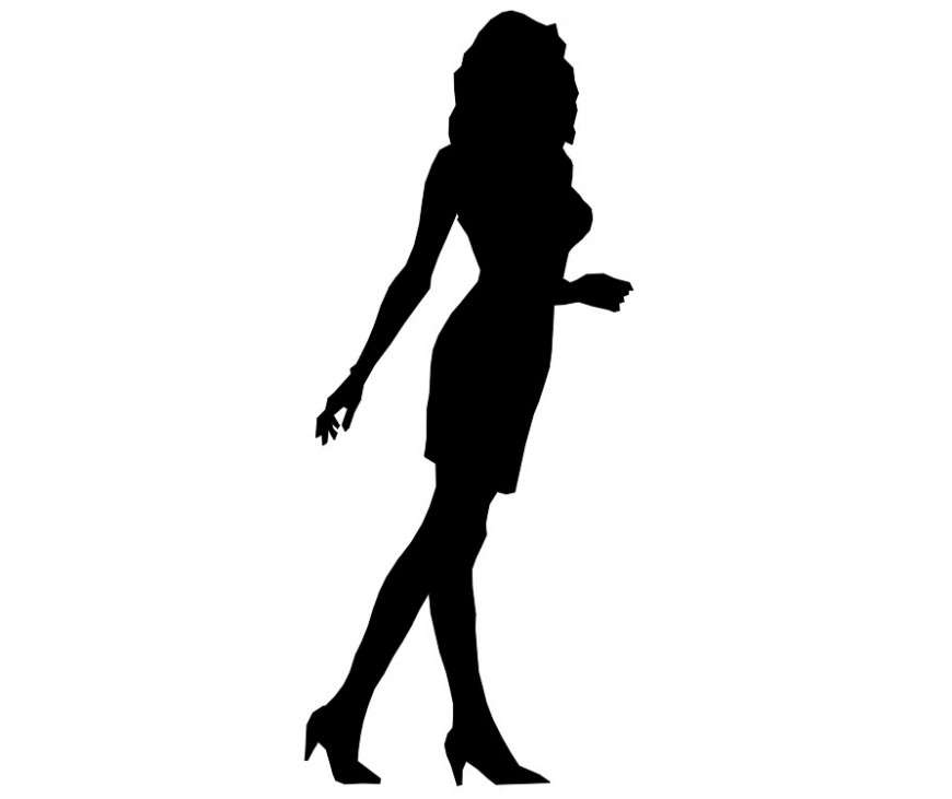 Model girl plan dwg file