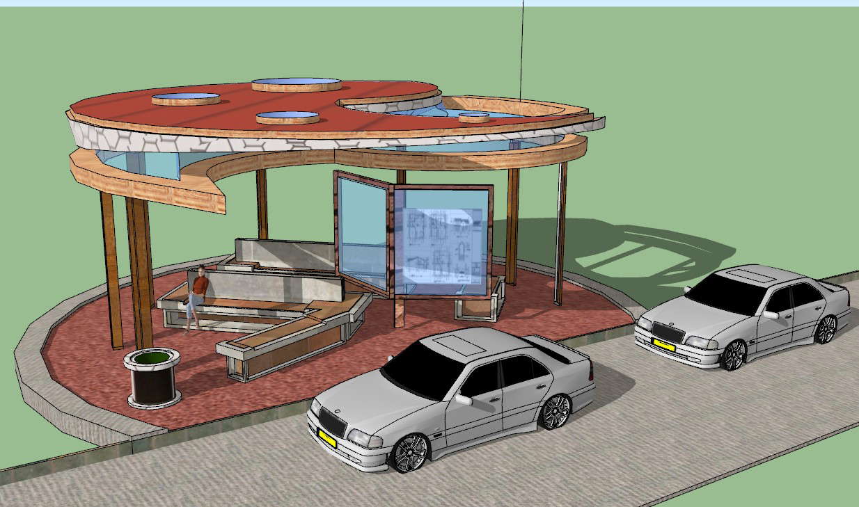 modern Bus Stop Sketch Drawing available Download the file now