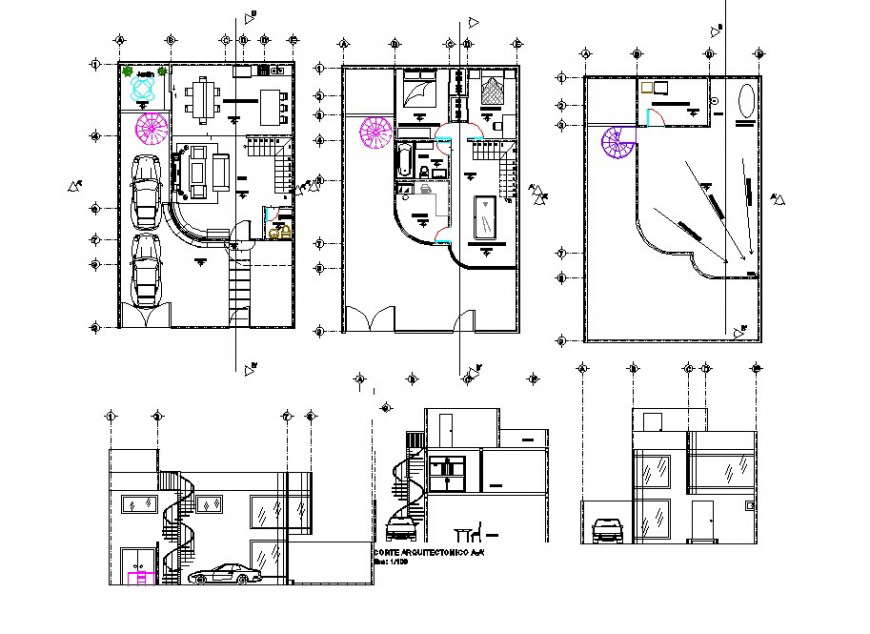 Modern bungalow exterior view concept detail
