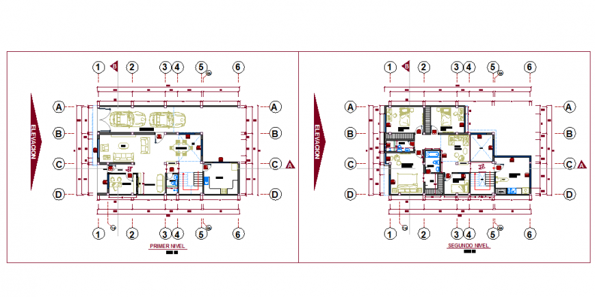 Modern Bungalows Plan Lay-out design