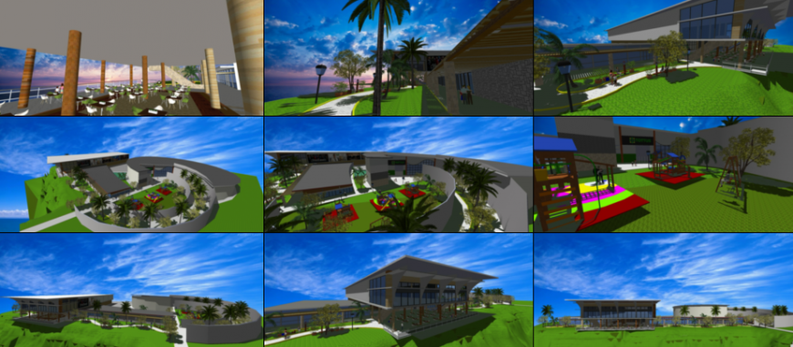 Modern Curve House Architecture Design