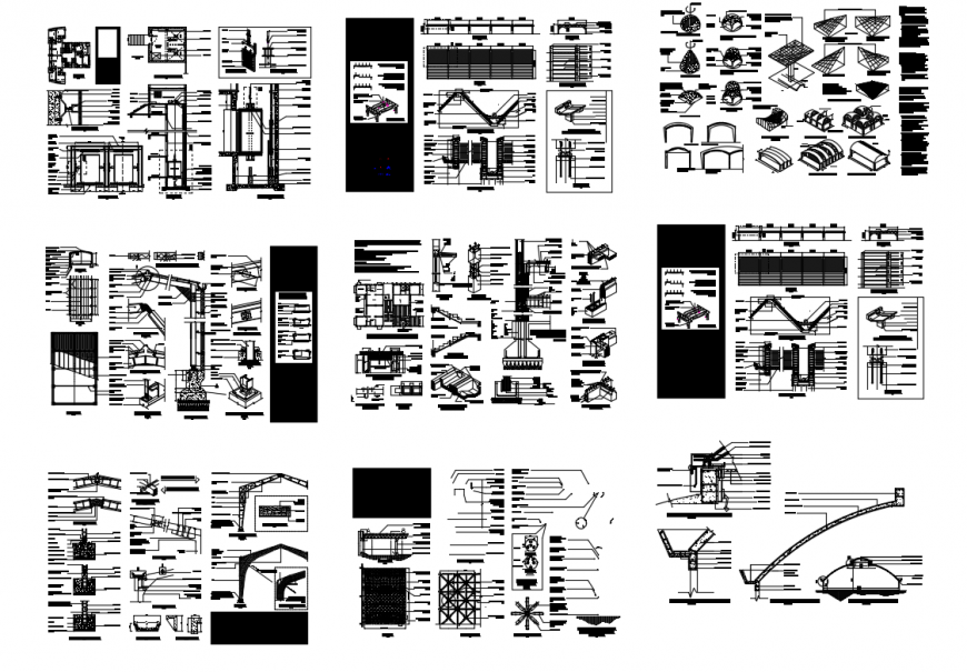 Multi-Level Building Lift Elevator Installation DWG File