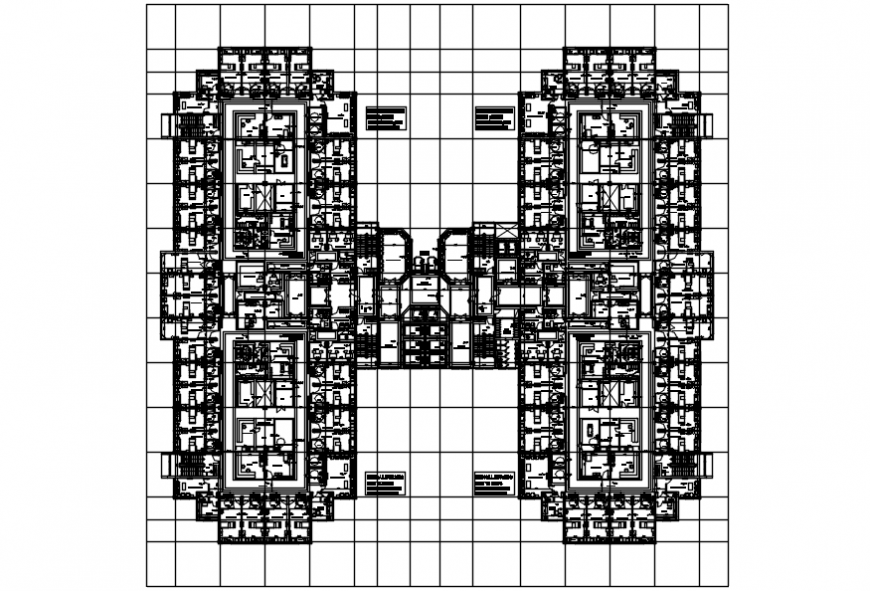 Multi speciality hospital top view
