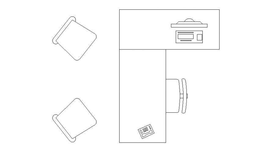 Multiple office furniture blocks 2d elevation cad drawing details dwg file