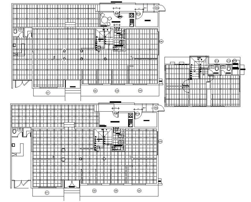 office building kitchen drawing cad file