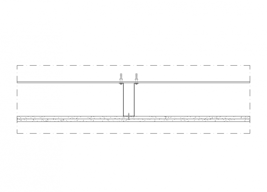 Office ceiling structure cad drawing details dwg file