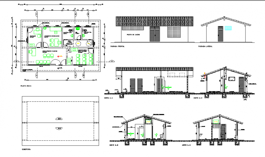Office Plan Lay-out Detail & Elevation Detail