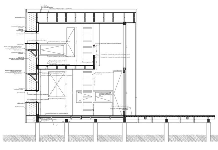office section plan detail