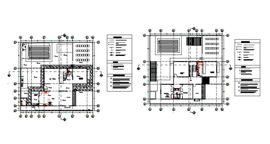 One family home 3 bedrooms 3150 square-feet plan cad drawing details dwg file