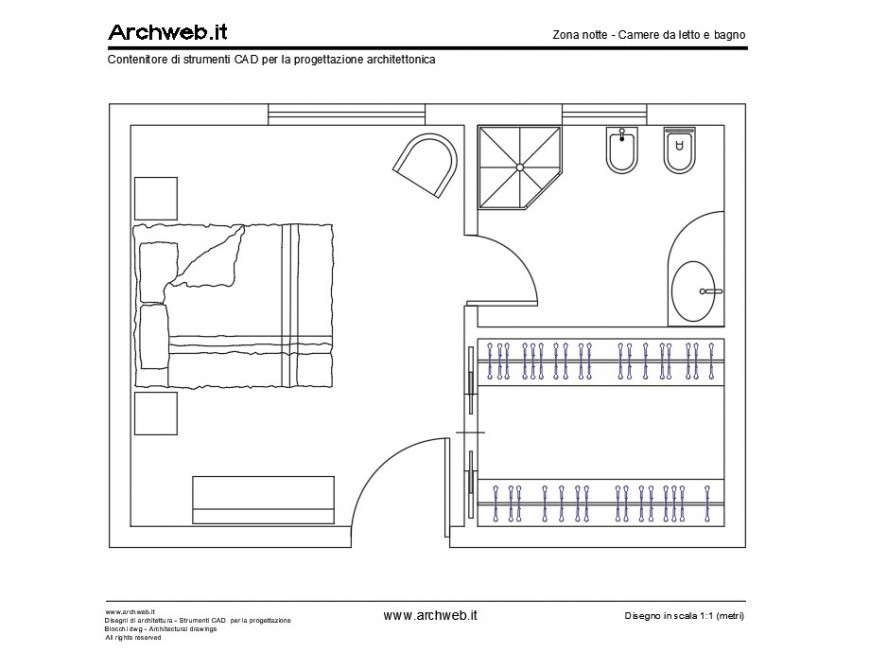 P.G room layout plan layout file