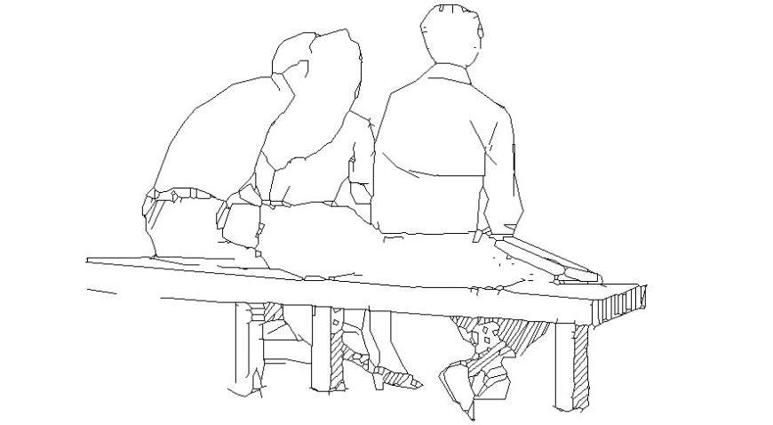People Drawings details autocad software file