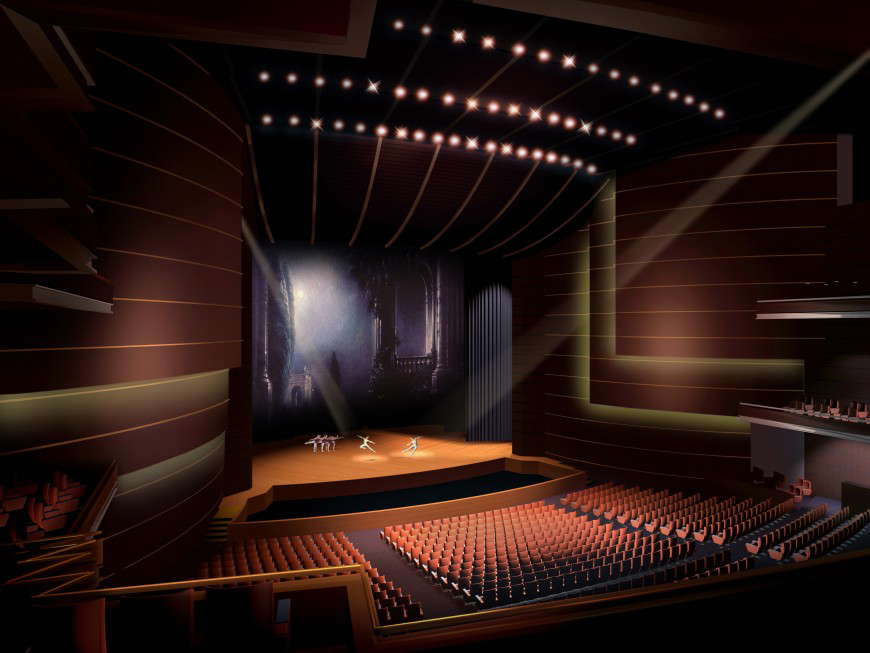 Photo of city auditorium design JPEG file