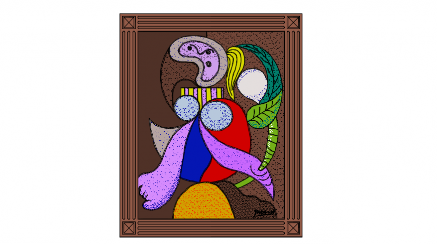 Picasso painting model