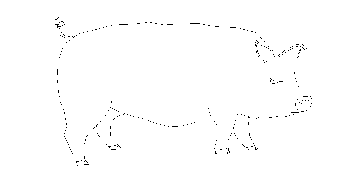 pig dwg file 