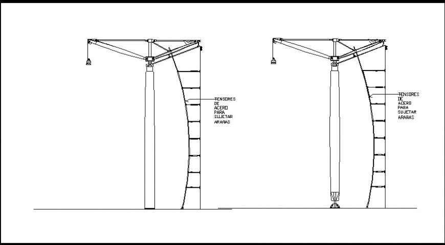 Pillar construction project detail 2d