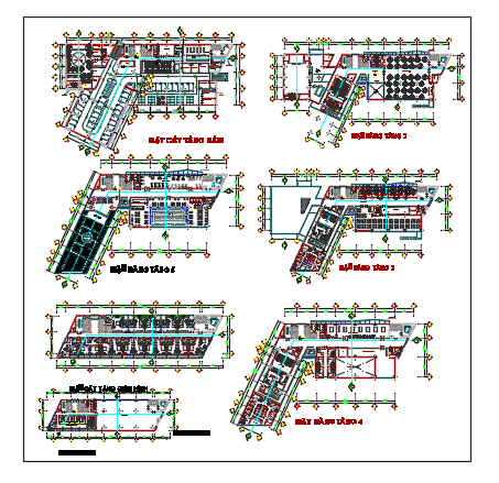 plan of hotel dwg file